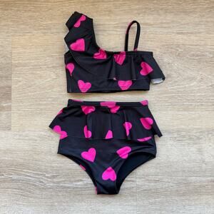 Beach Riot Baby Heart Bikini - Size 12-18m